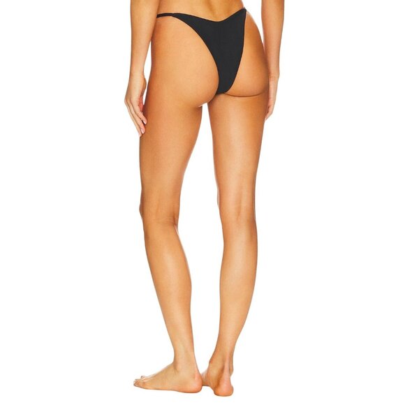 lovewave the Charley Bikini Bottom in Black Medium New Womens Swimsuit - Picture 2 of 9